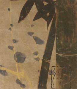 Plum and Bamboo, Edo Period, Late 16th-Early 17th Century
