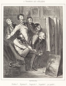 Through the Workshops by Honoré Daumier