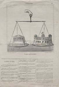 Actualities No. 10: Parliamentary Regime, 1870 by Honoré Daumier