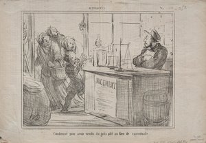 Condemned for Selling Sand Instead of Brown Sugar, 1855