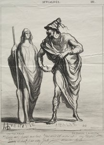 Actualities, Plate 181: What Do You Take Me For! Take My Arm