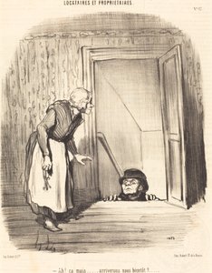 Ah! But... will we arrive soon? by Honoré Daumier
