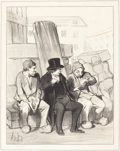 So then, my friend, at twenty-two... by Honoré Daumier