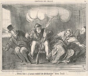 Oh Well! I Forgot to Unload My Rifle! by Honoré Daumier