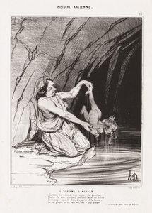 Ancient History: The Baptism of Achilles by Honoré Daumier