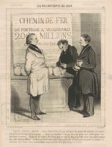 Bring, gentlemen, bring ... by Honoré Daumier