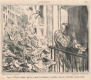 Aspect of Paris, since they played... by Honoré Daumier