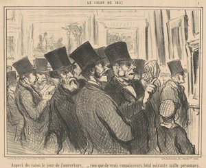 Aspect of the Salon on Opening Day