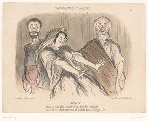 Athaliah Sees a Terrifying Vision by Honoré Daumier