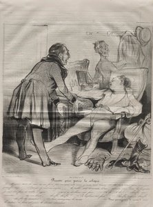 Caricaturana, Plate 72: Recipe to Cure Colic by Honoré Daumier