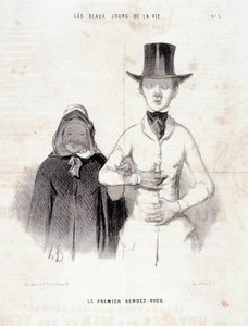 Cartoon about the couple. Series 