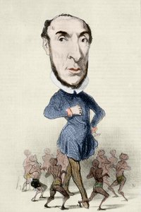 Cartoon on Victor Schoelcher and the abolition of slavery by Honoré Daumier