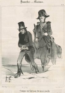 As You Make Your Bed, So You Must Lie in It by Honoré Daumier