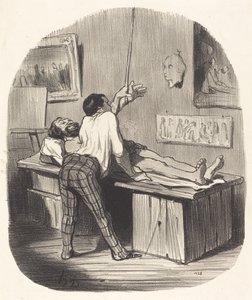 Comment, Saint-Gervais a pris cette... by Honoré Daumier