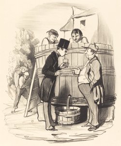 How Do You Find This Little Wine... by Honoré Daumier