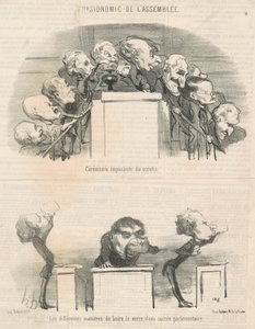 Imposing Ceremony of the Ballot by Honoré Daumier
