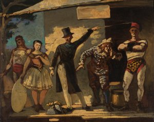 The Jugglers by Honoré Daumier