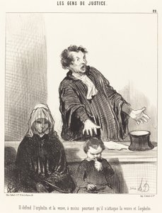 He defends the orphan and the widow, unless...