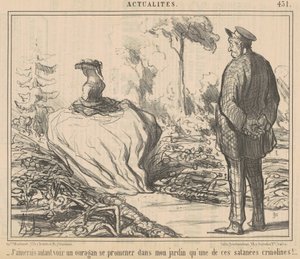 I Would Rather See a Hurricane by Honoré Daumier