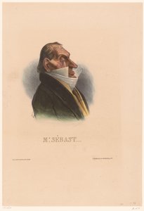 Caricature of Horace Sébastiani by Honoré Daumier