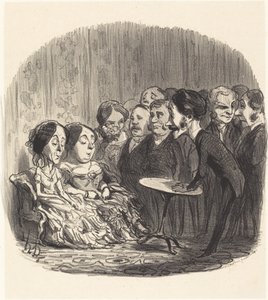 The Poltergeist by Honoré Daumier