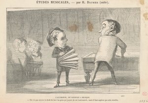 The accordion, called bellows music