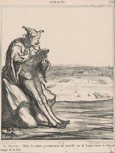 Le Charivari, Forced to Redo... A New View by Honoré Daumier