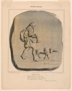 The Return of Ulysses, plate 7 from the Histoire Ancienne by Honoré Daumier
