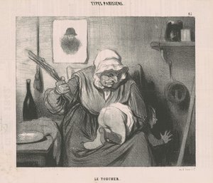 The Touch by Honoré Daumier