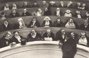 The Legislative Belly by Honore Daumier, 1834