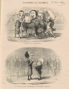The Day When There is News by Honoré Daumier