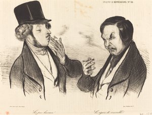 The pure Havana! The cigar from Marseille by Honoré Daumier