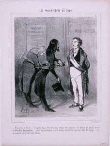 The Philanthropists of the Day by Honoré Daumier