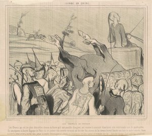 The Horse Races by Honoré Daumier