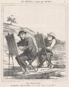 The Landscape Artists. The First Copies Nature