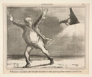 M. Babinet Deciding to Extinguish It Himself