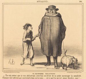 M. Prudhomme Philanthropist