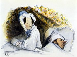 Man and Woman in Bed: 