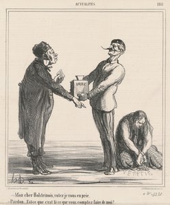 My dear Holsteiner, please vote by Honoré Daumier