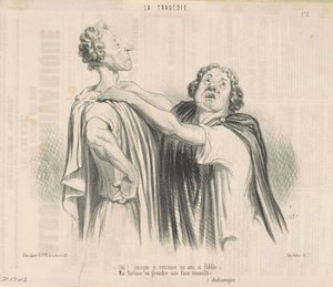 Yes! Since I find such a faithful friend... by Honoré Daumier