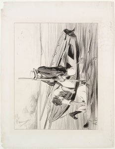 Parisian Boatmen, plate 14: Man Overboard
