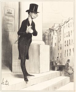 Pique-Assiette by Honoré Daumier