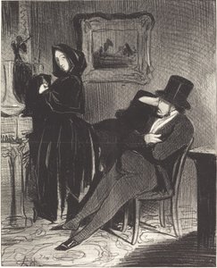 More often than I will lead you... to the ball... by Honoré Daumier