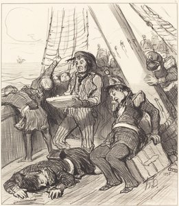 Several National Guards Who Had Not Thought... by Honoré Daumier