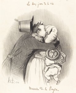 Meeting of the Peasant by Honoré Daumier