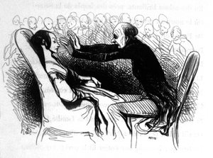 Scene of Hypnotism in Paris, c.1850