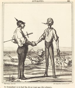 Wondering if, after the duel, they will be plucked