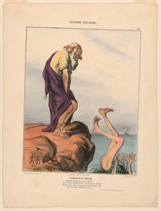 Telemaque et Mentor, plate 29 from the Histoire Ancienne by Honoré Daumier