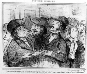 This gentleman Courbet, makes far too vulgar figures, there is no one in nature as ugly as that!... , taken from 