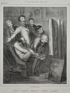 Through the Studios by Honoré Daumier